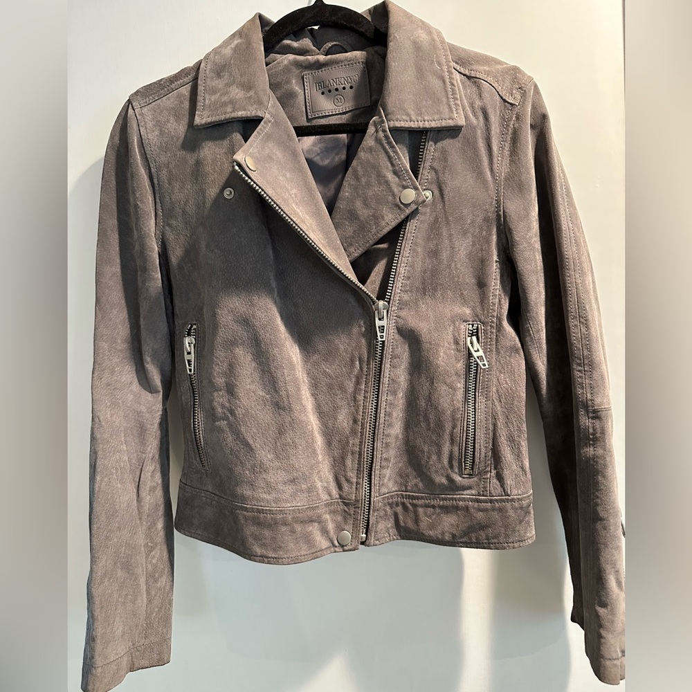 Blank NYC Suede Moto Jacket